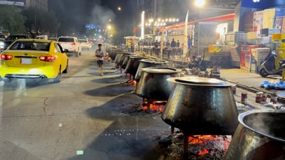 “صباح العربي” ليس كريماً في المقبلات فقط.. 150 قدراً في الكرادة ثواباً للإمام