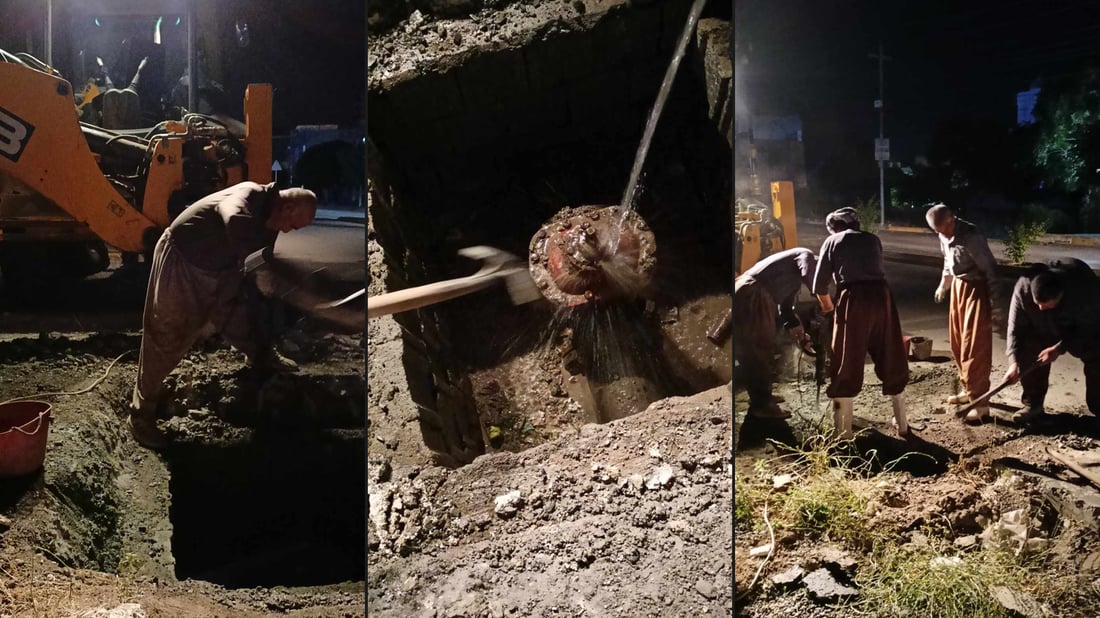 500ماڵ لە بێ ئاوی رزگارکران