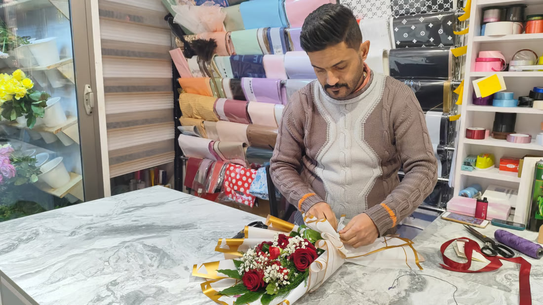Natural Flowers Add Color to a City of Reverence