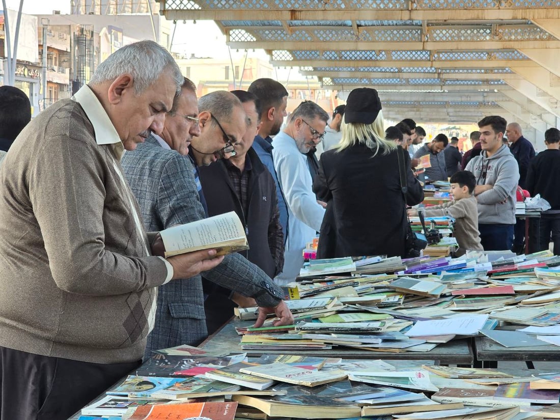 50 ألف كتاب ورسائل ثقافية.. الموصل تحتفل بالذكرى التاسعة لرصيف الكتب