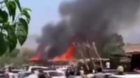 له‌ ناوچه‌یه‌كى گه‌شتیارى زاخۆ 10 كه‌پر ئاگریان گرت