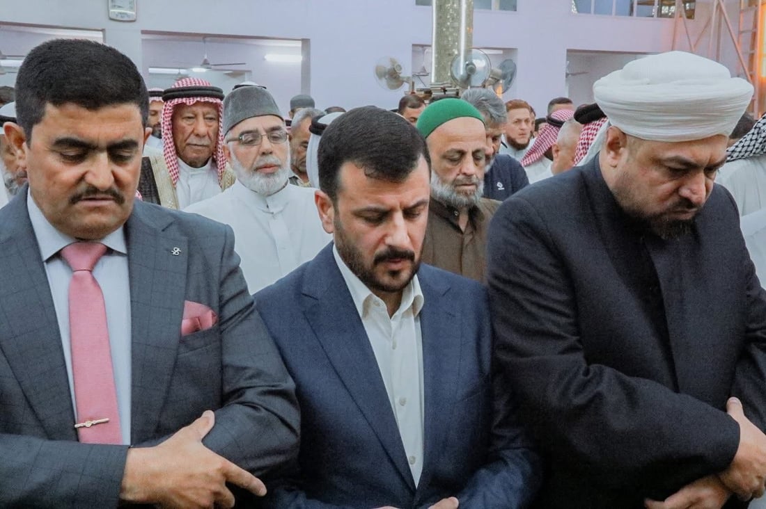 صور: علماء بغداد ووجهاء الدورة في تشييع الإمام القرغولي بجامع التقوى