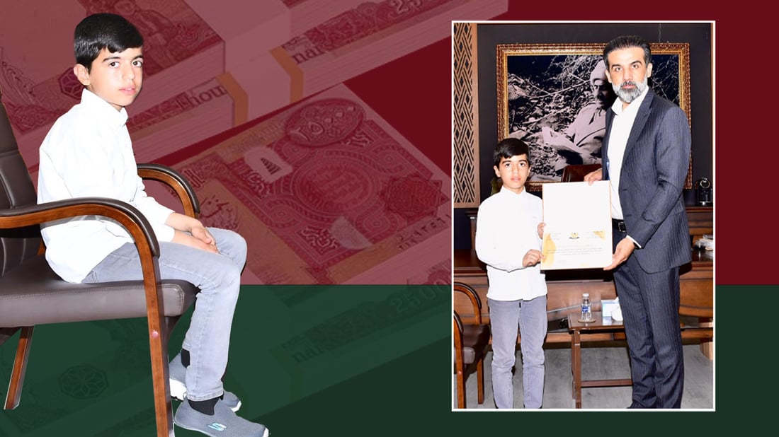 منداڵه‌ ده‌ستپاكه‌كه‌ى مێرگه‌سۆر چوار ملیۆن دیناره‌ دۆزراوەکەی گه‌ڕانده‌وه‌