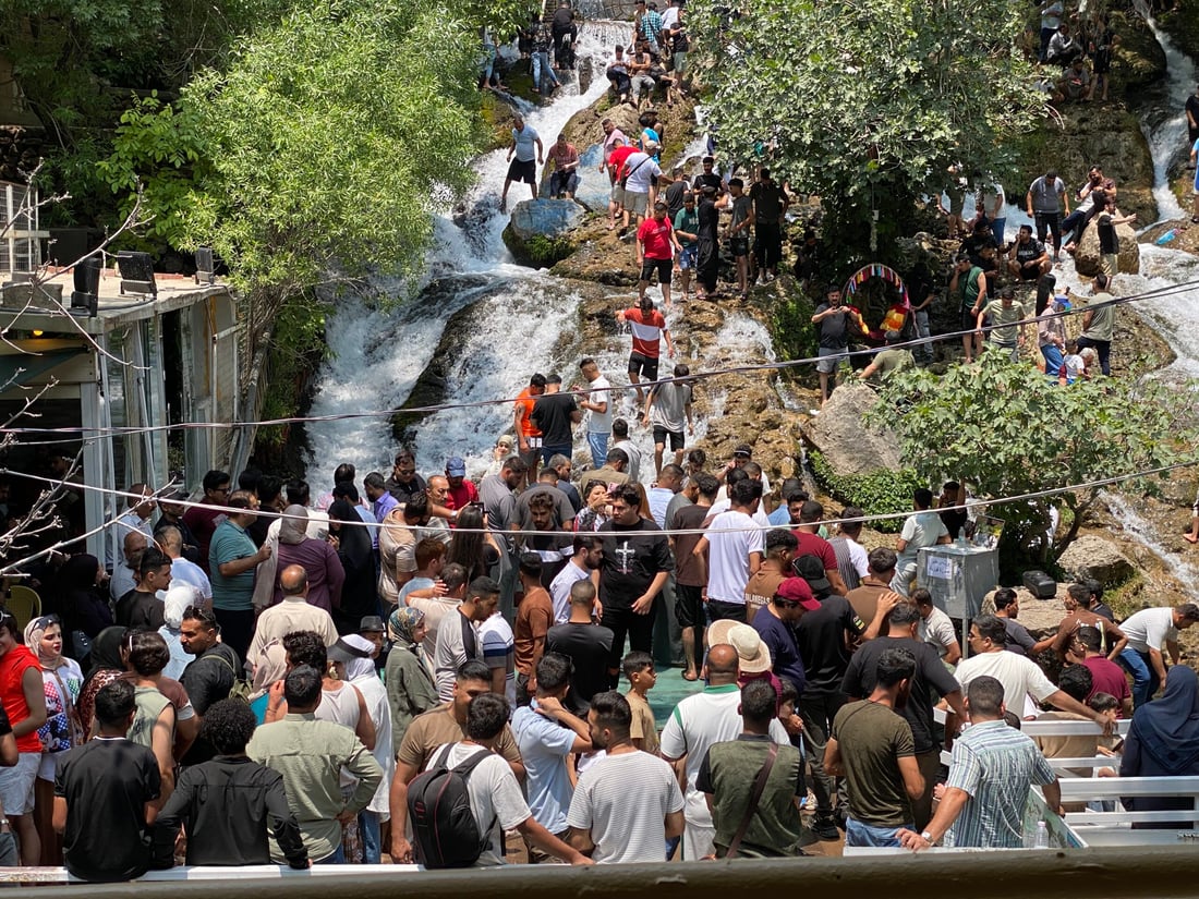 A view of Ahmad Awa, a popular tourist destination in the Hawraman region of Halabja governorate.(Photo: 964media)