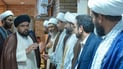 صور: وفود في مكتب خامنئي بالنجف للتعزية بالقادة والعلماء الإيرانيين