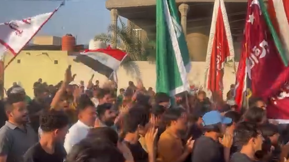 فيديو: احتجاجات “مناطق النفط” بالبصرة تتوسع إلى الدير.. تظاهرة حاشدة “وتهديد”