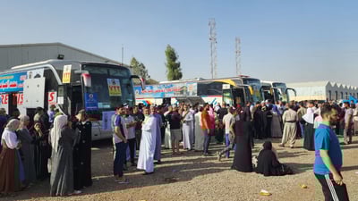 یەکەم کاروانی حاجیان بە رێگای وشکانی بەرەو وڵاتی سعودیە بەڕێکەوتن