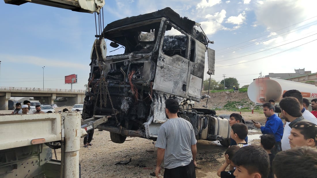 دوو کەسی دیکە لەسەر سوتاندنی بارھەڵگرەکانی کەلار دەستگیرکران