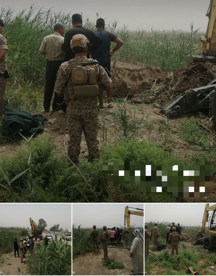 كسر أكتاف وردم بحيرات غير مرخصة في الطارمية والمحمودية (صور)