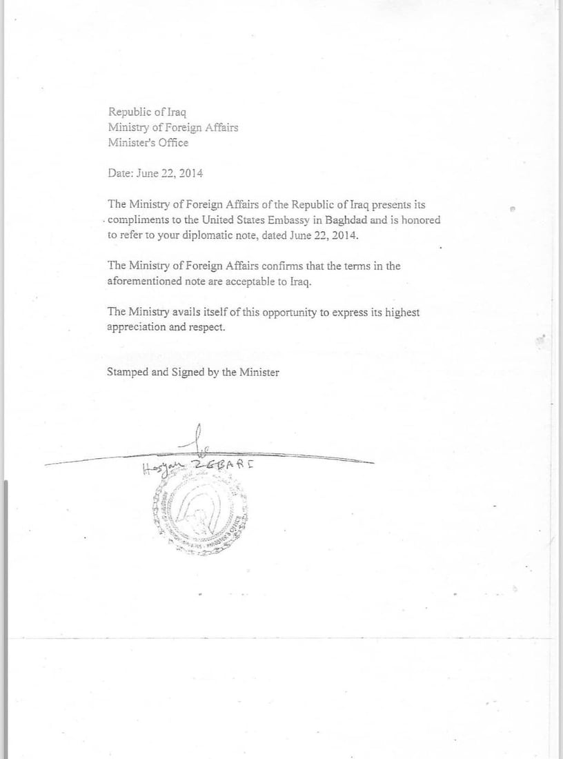 الأمريكان عادوا في زمن المالكي.. العبادي ينشر وثيقة ويتبرأ