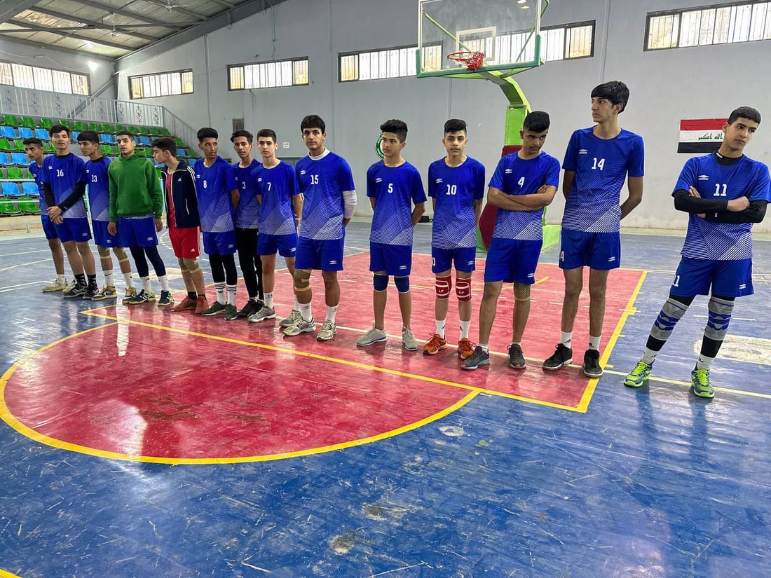 صور: موهبة الديوانية يتغلب على الدغارة ويتوج بكأس العراق للناشئين بكرة الطائرة
