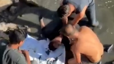 نخوة رجال الزبير تنقذ امرأة من الغرق في شط العرب