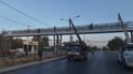 صور: جسر مشاة جديد في سايدين الحدباء بالموصل