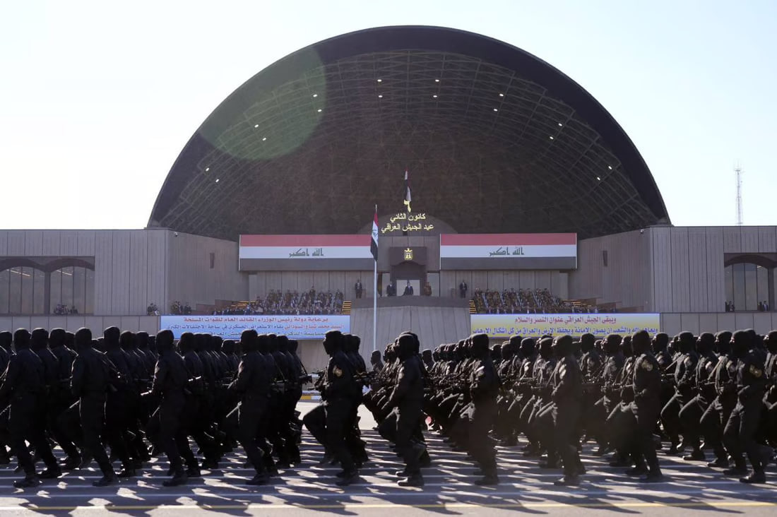 PM attends Iraqi army’s 103rd anniversary parade