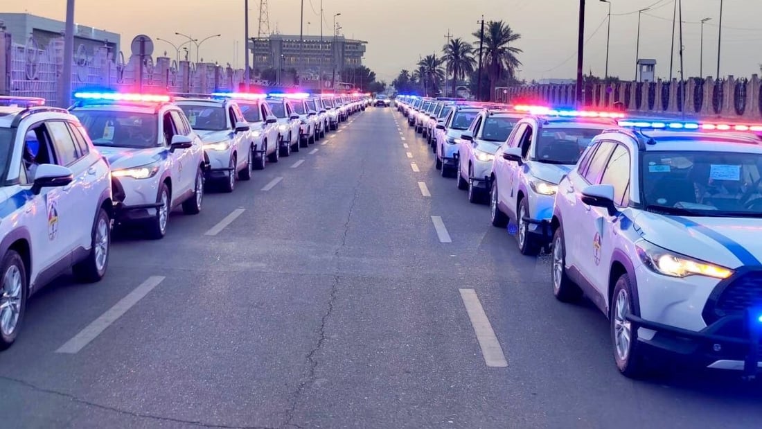 صور: المرور تجهز دوريات بغداد بسيارات حديثة ومواصفات خاصة
