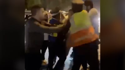 مشاجرة جديدة بطلها شرطي مرور وبمشاركة سيدة في حي العامل