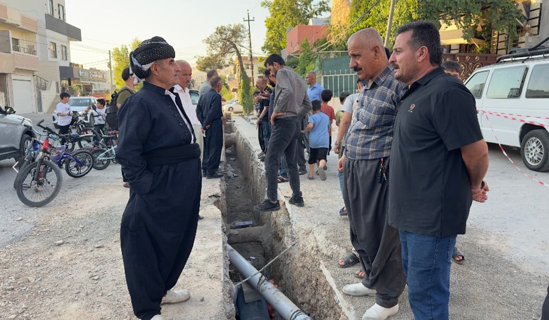 دانیشتووانی شەهیدانی ئازادی دژی راکێشانی بۆری ئاوی پڕۆژەیەک گردبوونەوە