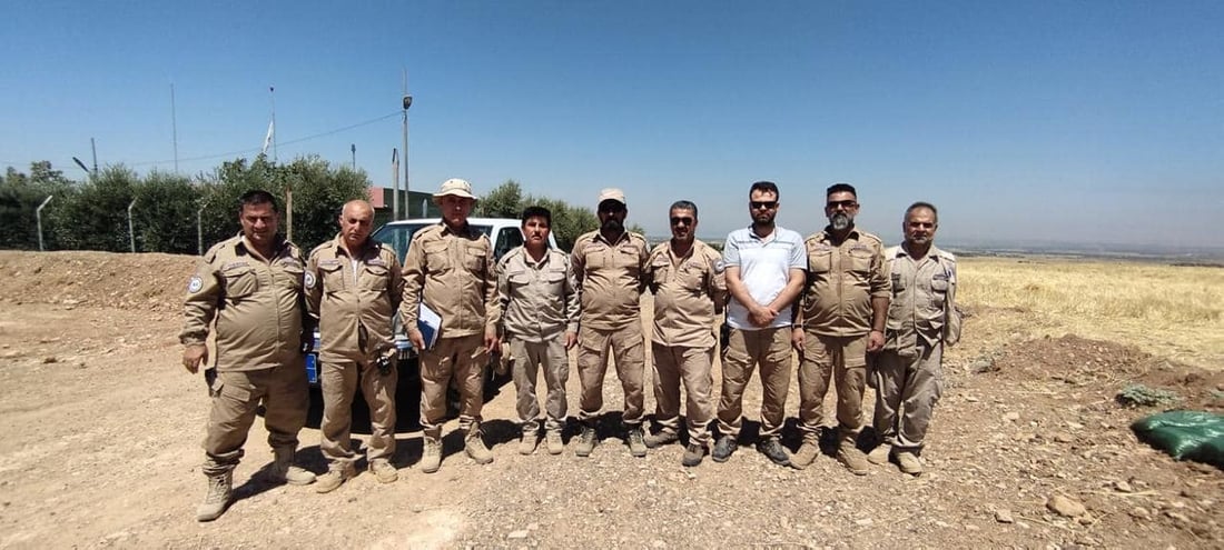 دەزگای مین 167 پارچە مین و تەقەمەنی لە بارەگایەکی ئاسایش گواستەوە