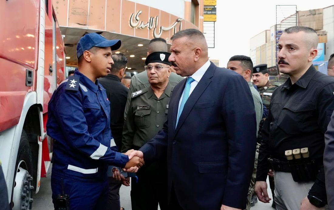 صور: وزير الداخلية يصطحب قائد شرطة ذي قار في جولة حول الحبوبي
