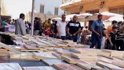 Ali Badr’s ‘The Leader’ draws readers on Mutanabbi Street as interest grows in historical works