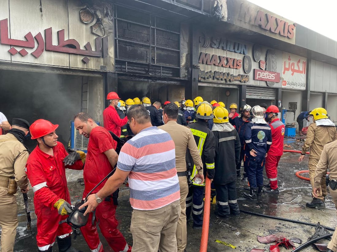 ئاگره‌كه‌ی كه‌ركوك كۆنتڕۆڵ كرا