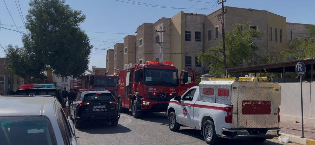 نجاة 50 طالبة من حريق داخل الأقسام الداخلية بجامعة الأنبار