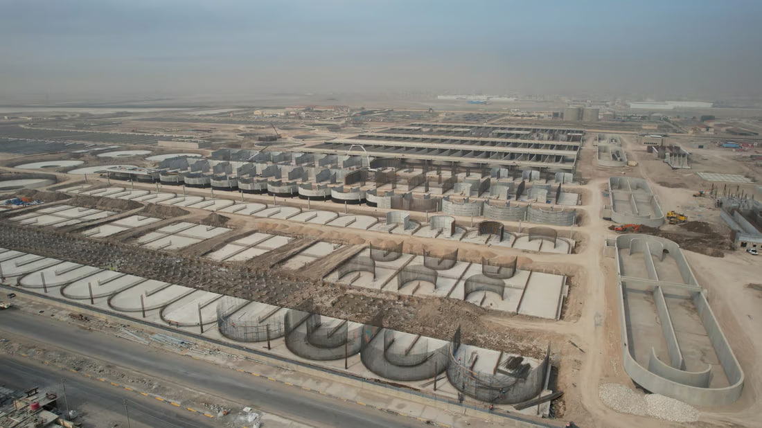 [PHOTOS] Progress at new Basra sewage treatment project
