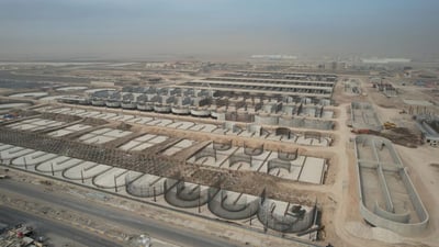 [PHOTOS] Progress at new Basra sewage treatment project