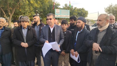 بەشێک لە دانیشتووانی ناحیەی رزگاری دژی کردنی مزگەوتەکەیان بە پرۆژە گردبوونەوە