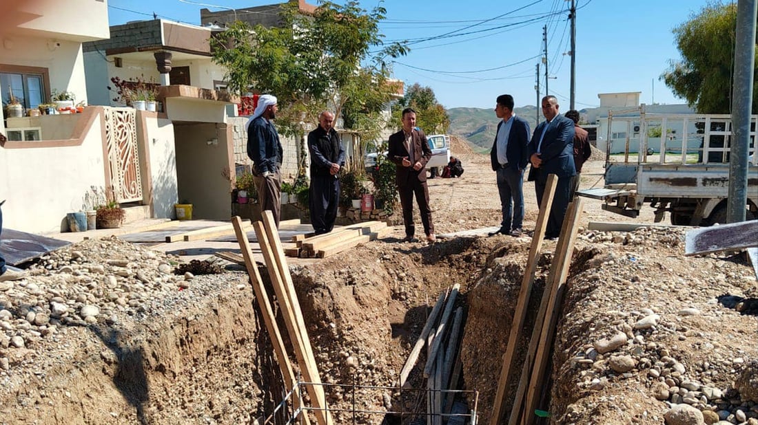 به‌هۆى پڕۆژه‌یه‌كەوە چه‌ند رۆژێكه‌ گه‌ڕه‌كێكی ناحیه‌ى پێباز بێ ئاوه‌