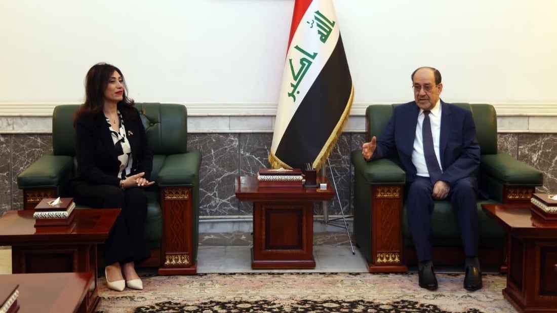 المالكي لسفيرة فلسطين: موقفنا ثابت بإقامة دولة عاصمتها القدس