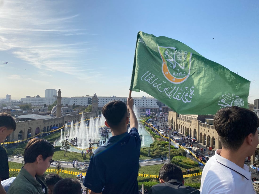 بە وێنە؛ یادی مەولودی پێغەمبەر لە هەولێر بەڕێوەدەچێت