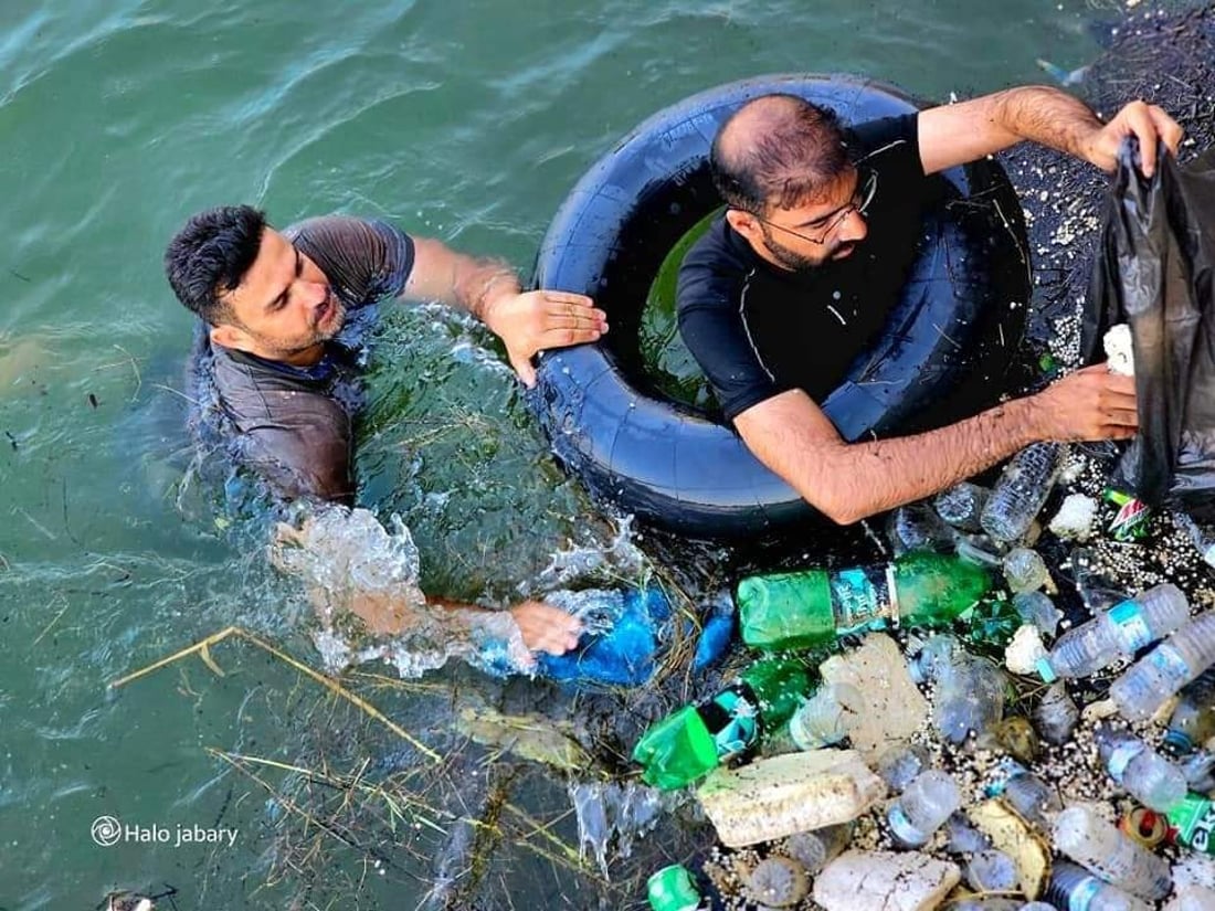 سەرچاوەى ئاوى حەسار پاککرایەوە