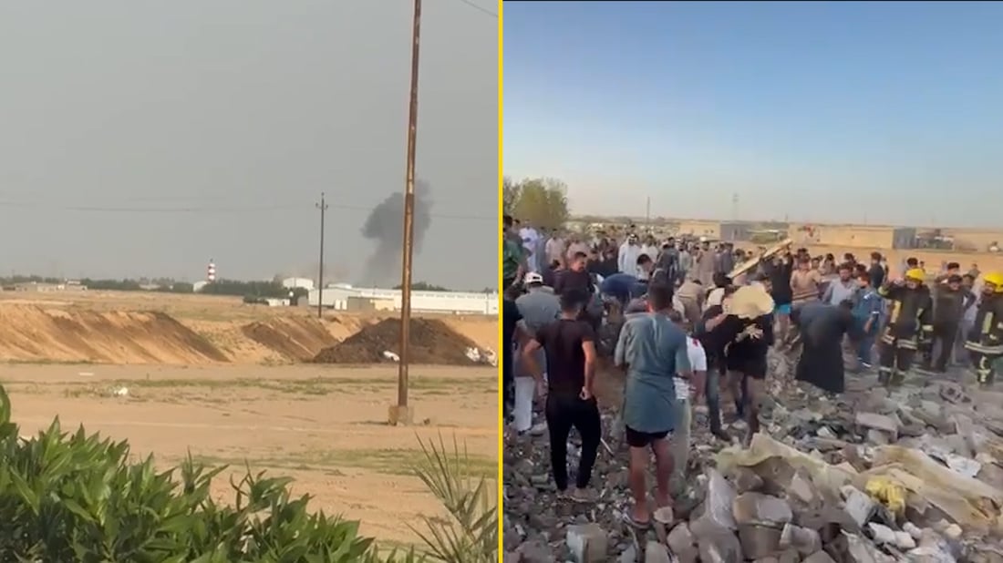 فيديو: قصف يستهدف منزلاً في البصرة.. انتشال 3 جثث والبحث عن آخرين تحت الأنقاض