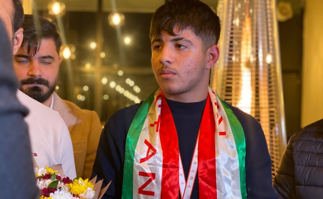 مەتین بە مەدالیای زێڕ گەڕایەوە رواندز و شانازی بۆ كوردستان و عێراق نووسییەوە