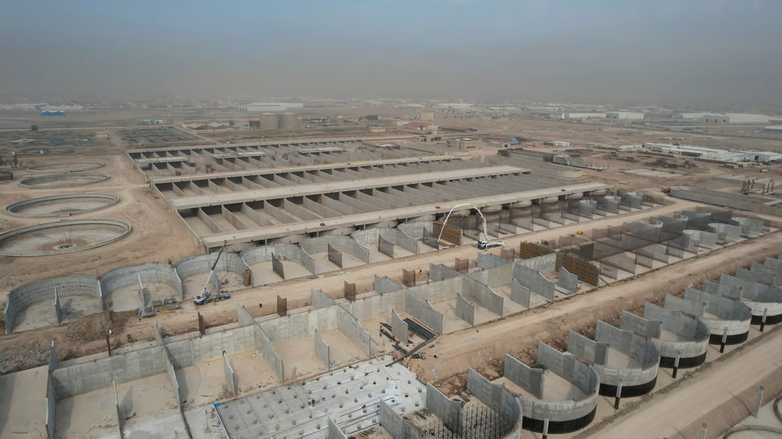 [PHOTOS] Progress at new Basra sewage treatment project