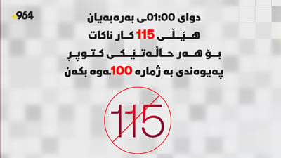 بەرگریی شارستانیی سلێمانی: هێڵی 115 لەکاردەکەوێت