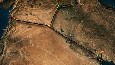 العراق يريد مد الأنابيب فوراً وتصدير النفط عبر “فيشخابور وبانياس” إلى العالم
