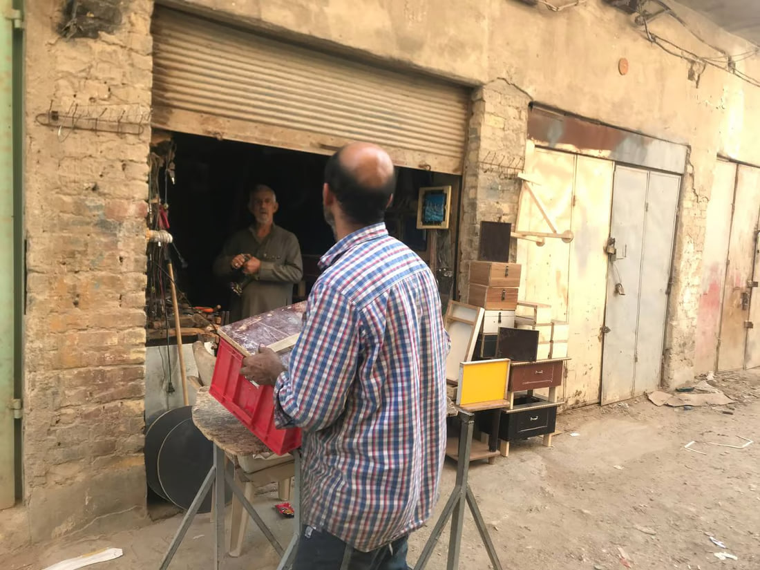 Traditional carpentry endures in Al-Zubair with wooden toys