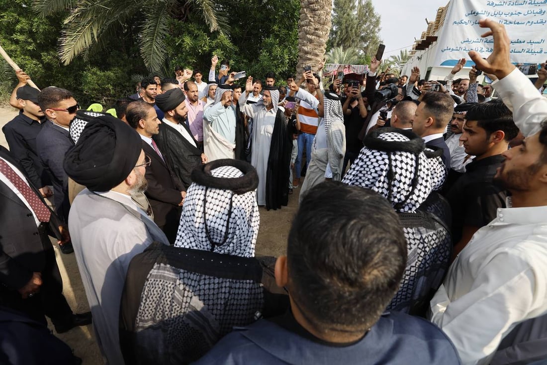 عمار الحكيم يدعو عشائر الشوملي إلى تشجيع محافظ بابل والصبر عليه ومغادرة السلبية