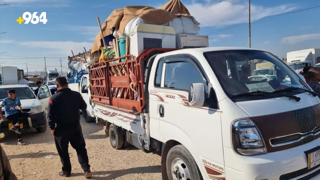 Hundreds of displaced Yazidis return to Sinjar