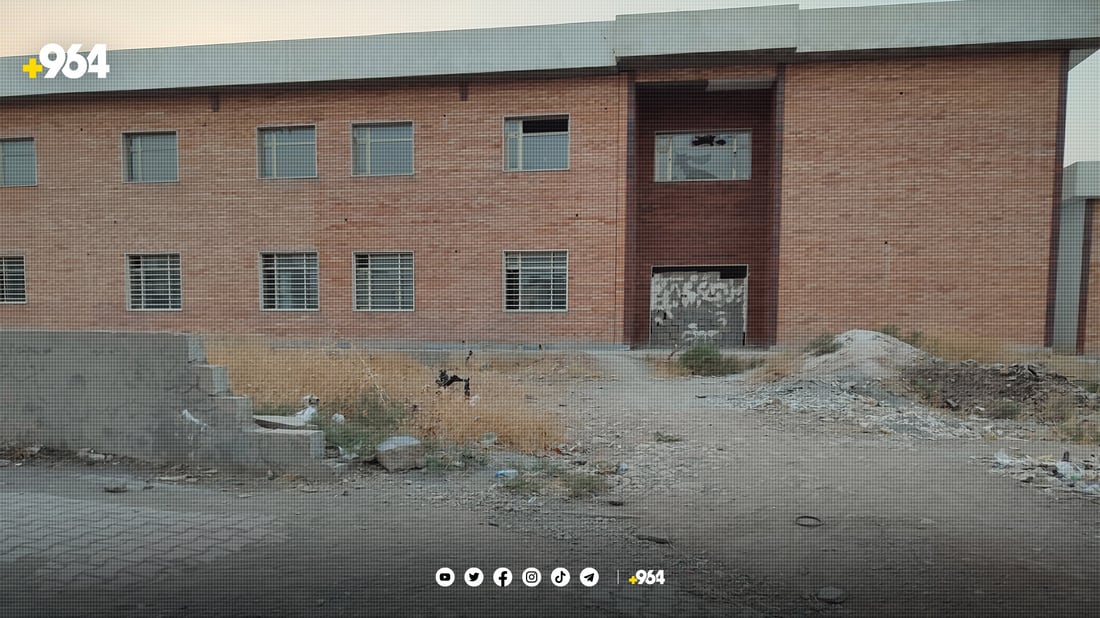 بیناى دوو قوتابخانه‌ 10 ساڵە بە تەواونەکراوی جێهێڵدراوه‌