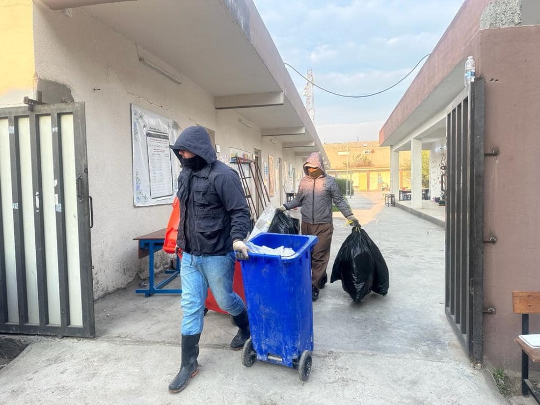 ده‌نگده‌رانى پردێ زیاتر له‌ 10 تۆن پاشماوه‌یان به‌جێهێشت