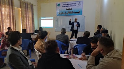 صور: شباب هيت يناقشون قانون مجالس المحافظات ويقترحون تعديل فقرتين