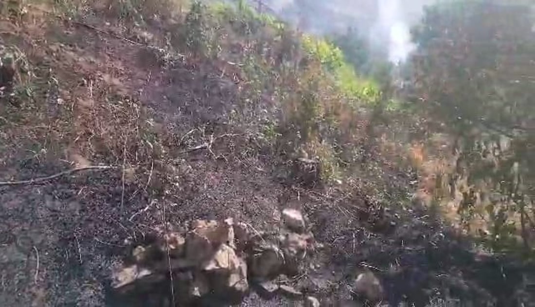 Fire in Duhok village controlled by Peshmerga