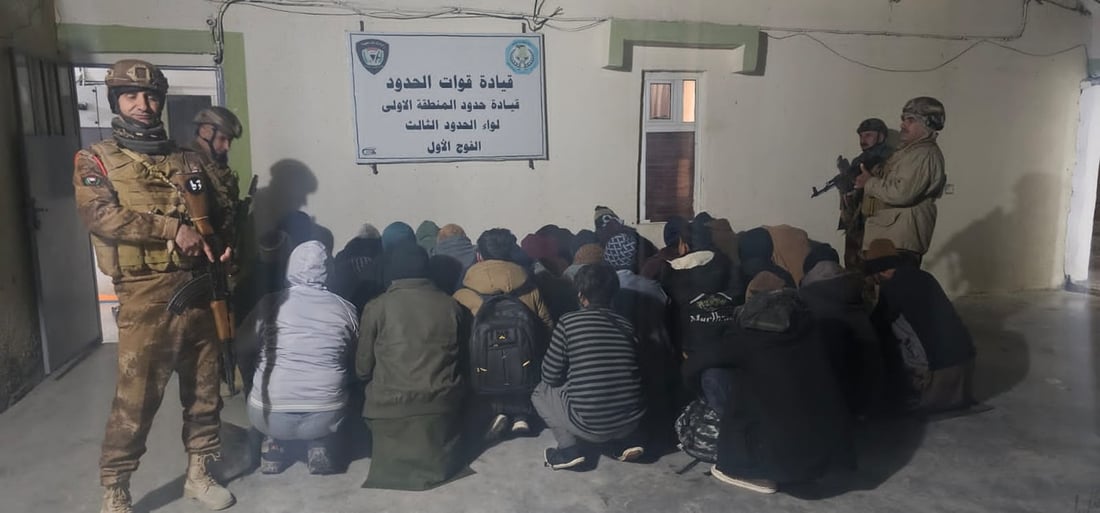 28 كەسی قاچاغ لە سنووری سلێمانی دەستگیركران