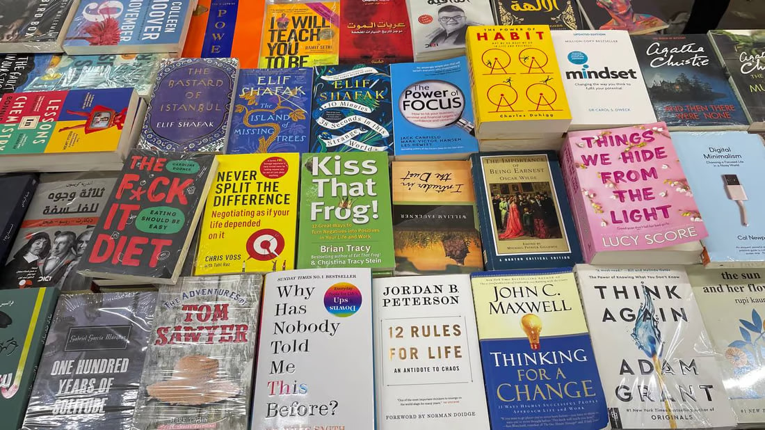 English books attract visitors at international book fair
