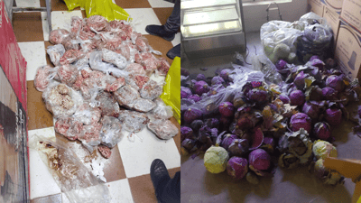 دەیان کیلۆ قیمە و قەرنابیتی خراپبوو لە دوکان دەستی بەسەرداگیرا