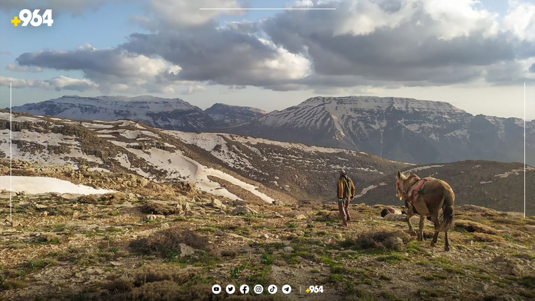 به‌فرى زستان ده‌كه‌نه‌ سه‌رچاوه‌ى ئاوى هاوین