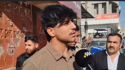 لەسەر ئەوەى ئاڵاى کوردستانى بەرزکردبووەوە کەوتنە گیانى